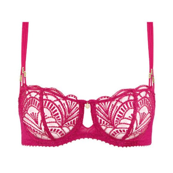 Aubade Paris - Red Demi-cup Bra Vibes - Brand NEW - Picture 4 of 4